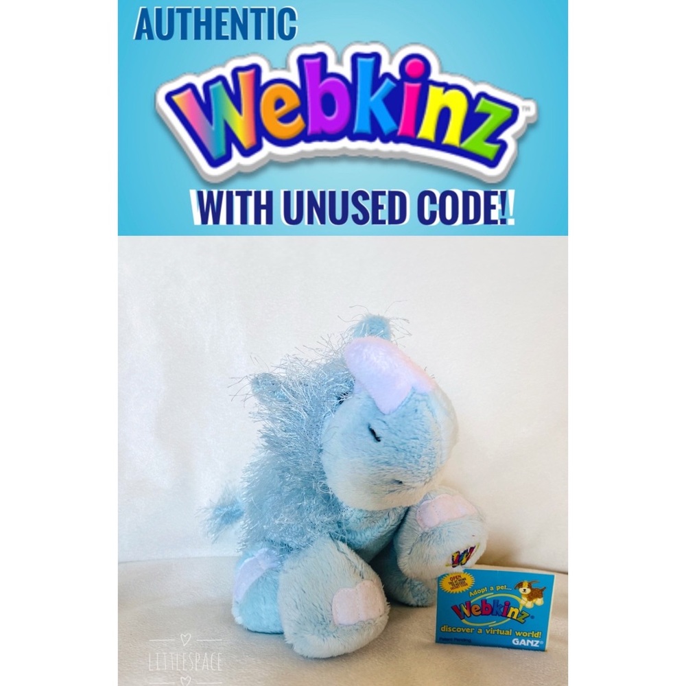 Webkinz Rhino 🦏 Retired Rare with Code